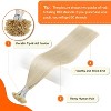 Jessie's Wig 10-24 Inch U Tip Hair Extensions Human Hair For Women Thin Hair Straight #60 Blonde 50S/Pack - 4 of 4
