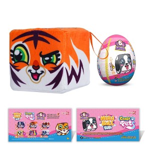 Miraball Bibi Crazy Pets - Surprise Egg Capsule with Memory Foam Expandable Plush Toy – 3.7" (9.5cm) Soft Collectible with Hidden Surprises - 1 of 4