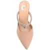 Journee Womens Lunna Mules Mid Stiletto Pointed Toe Pumps - 4 of 4