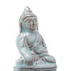 Slickblue Handcrafted Ceramic Incense Burner – Seated Buddha Figure, 3" Diameter, Fits Tibetan & Indian Incense - 2 of 4