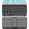 Nakedcellphone Combo for Samsung Galaxy Z Fold 6 - Special Ops Phone Case and Belt Clip Holster (Stand, Pen Slot) - 4 of 4