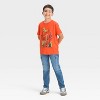 Boys' Short Sleeve 'Break Dance' Graphic T-Shirt - Cat & Jack™ Orange - image 4 of 4