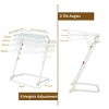 Racxily Adjustable Folding TV Tray With Cup Holder 20.87"W x 14.76"D x 27.76"H - 4 of 4