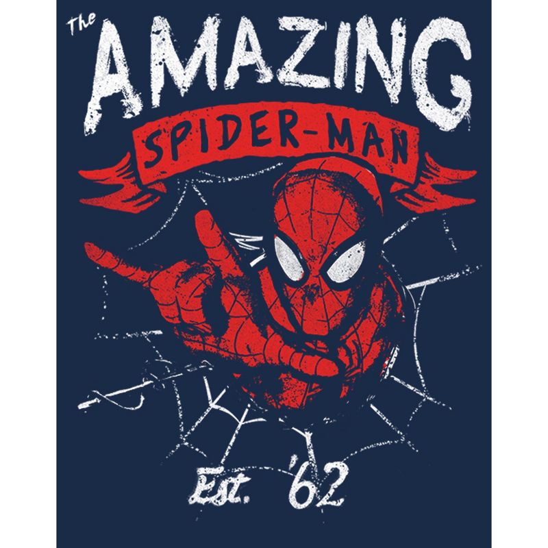 Men's Marvel Spider-Man Est 62 T-Shirt, 2 of 5