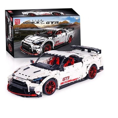 MPM GTR Supercar 1:8 Block Set, Toy Car Model Building Kit Build and Display an Authentic Supercar - 3358 Pieces