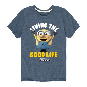 Boys' - Despicable Me - Living The Good Life Minions Short Sleeve Graphic T-Shirt - 1 of 4