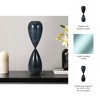 Contemporary Hourglass Sculpture for Home Decor - Stylish Decorative Object for Family Game Night, Desk Decor, and Living Room Decoration - 3 of 4