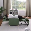 Okak Modern Convertible Sleeper Sofa Accent Chair with Pull-Out Bed,Upholstered Lounge Chair for Living Room,Bedroom,Office - 4 of 4