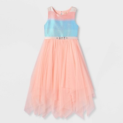 Girls' Ombre Tulle Dress - Cat & Jack™ Blush