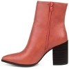 Journee Collection Women's Kathie Inside Zip Stacked Heel Booties - 2 of 4