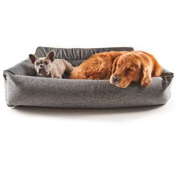 Paw Brands PupProtector Memory Foam Car Dog Bed - Grey
