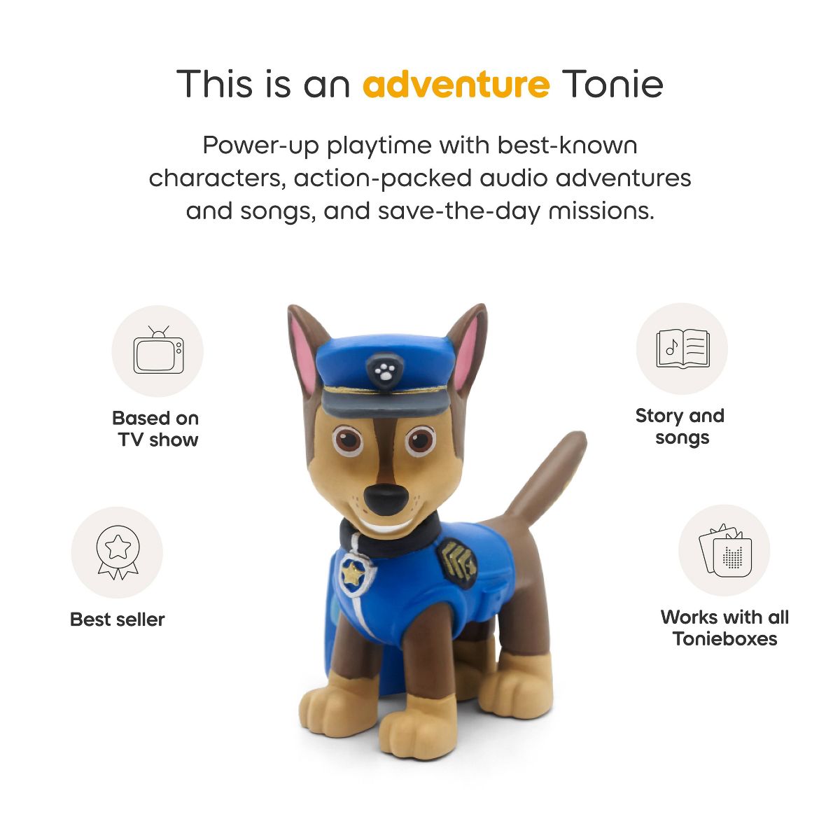 tonies PAW Patrol: Chase Toniebox 2 Starter Set - Sunset Red - thumbnail 5