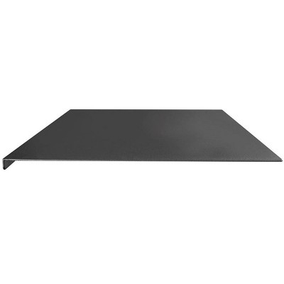 Large Black Textured Water Resistant Office Desk Mat