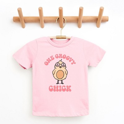 The Juniper Shop One Groovy Chick Toddler Short Sleeve Tee