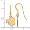 Black Bow Jewelry 14k Yellow Gold Plated Sterling Silver Seton Hall Pirates NCAA Dangle Earrings - 2 of 3