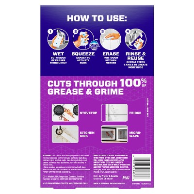 Mr. Clean Fresh Magic Eraser Kitchen Grease Foaming Multi-Purpose Cleaner - 6ct