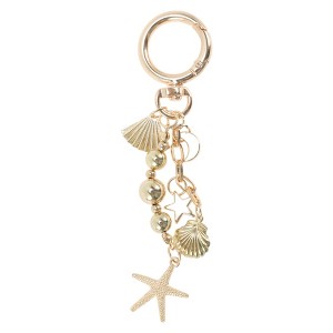 Unique Bargains Handbag Charm 4.65" Gold Tone 1 Pc - 1 of 4