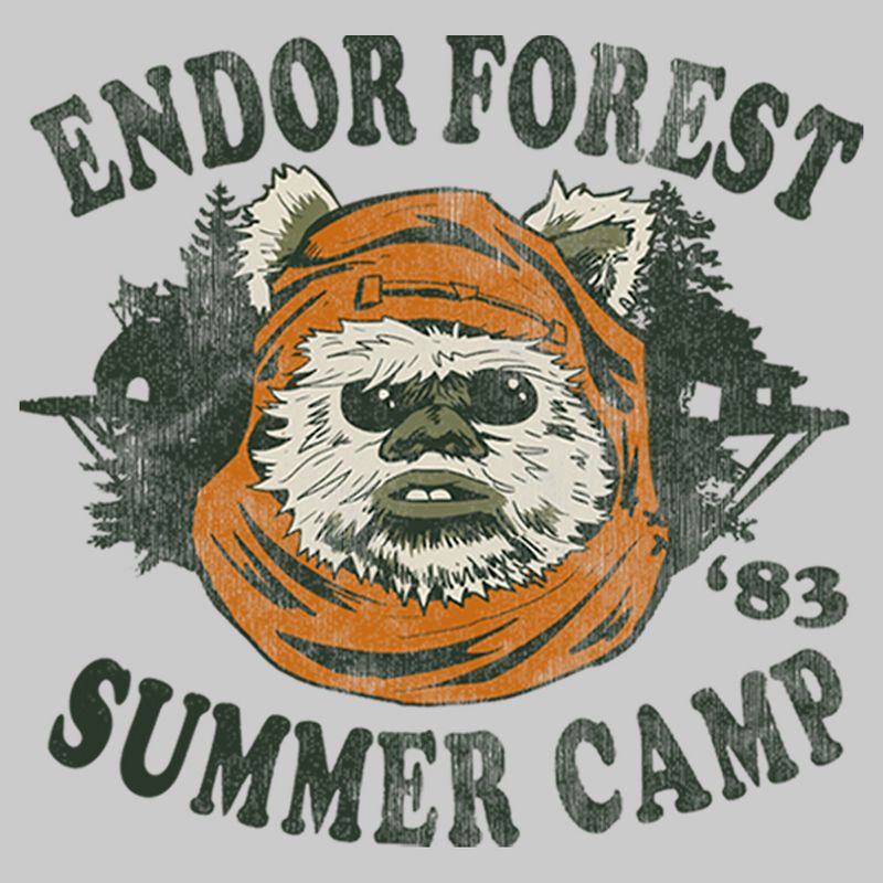 Men's Star Wars Ewok Summer Camp Sweatshirt, 2 of 5