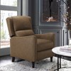 Arceso Faux Leather Push Back Recliner Chair, 20 Inch Upholstered Recliner Chairs,  Modern Pushback Recliner Chair for Bedroom, Living Room - 3 of 4