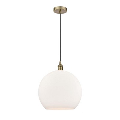 Athens - 1 Light Pendant In Industrial Style-17.38 Inches Tall and 13.75 Inches Wide