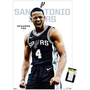 Trends International NBA San Antonio Spurs - De'Aaron Fox Feature Series 25 Unframed Wall Poster Prints - 1 of 4