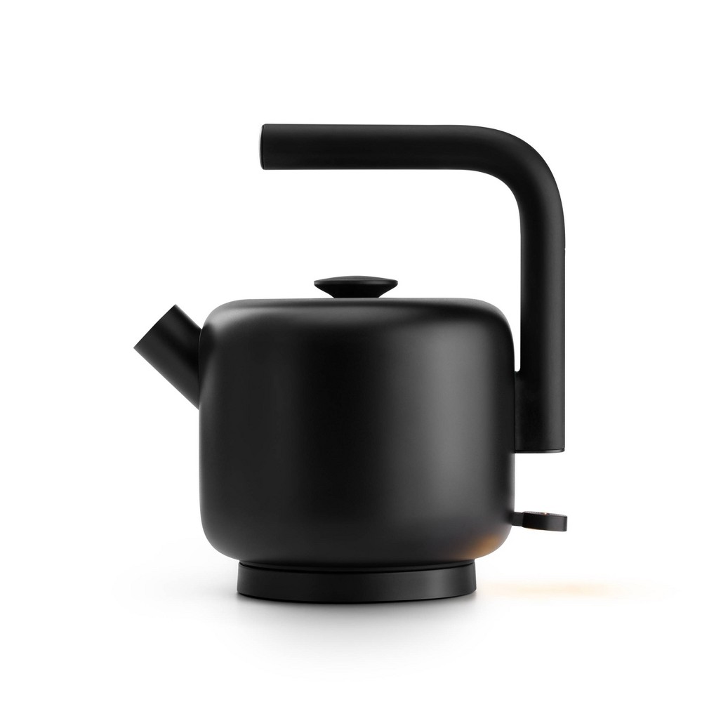 Fellow 1.5L Clyde Electric Tea Kettle Matte Black: Stainless Steel, 1500W, Plastic Lid, Steel Handle, 5.51 lbs, 10.62" Height