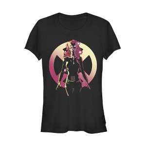 Juniors Womens Marvel X-Men Jean Grey Logo T-Shirt - 1 of 3