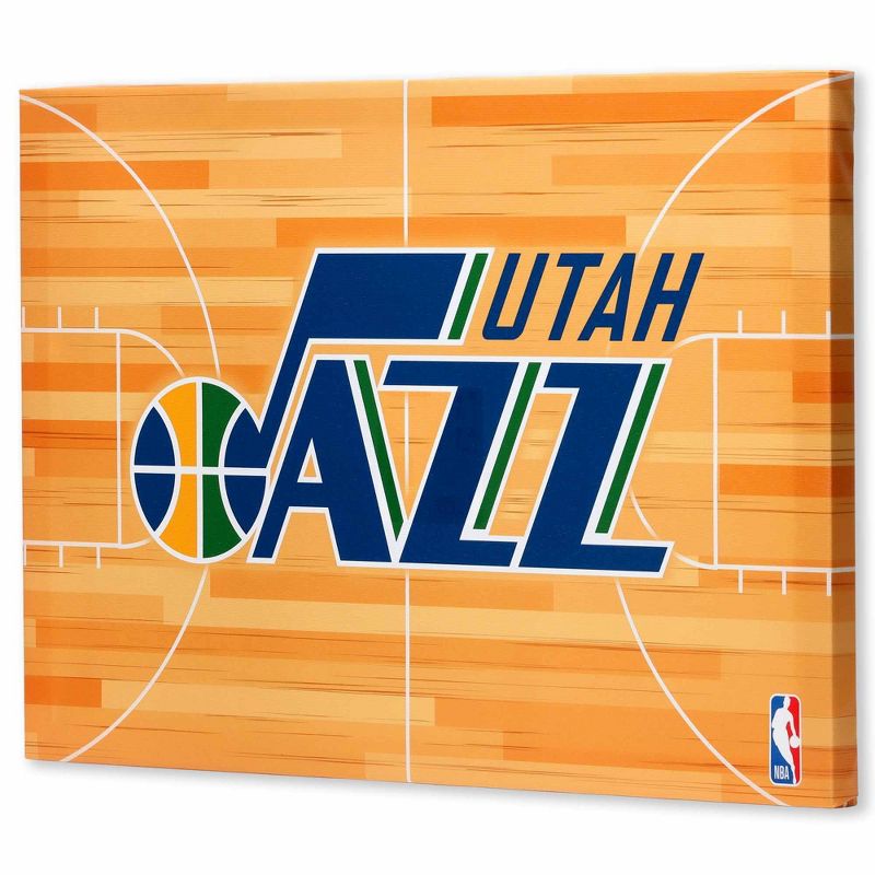 NBA Utah Jazz Court Canvas Wall Sign, 2 of 5