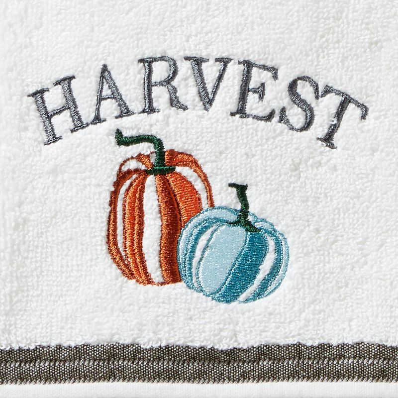 2pc Nature&#39;s Harvest Hand Towel White - SKL Home, 3 of 6