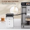 Fully Automatic Espresso Machine with Milk Frother, 20 Bar Pressure & Built-In Grinder, 1-15 Adjustable Grind, Color Touch Display, 1.5L Water Tank - 2 of 4