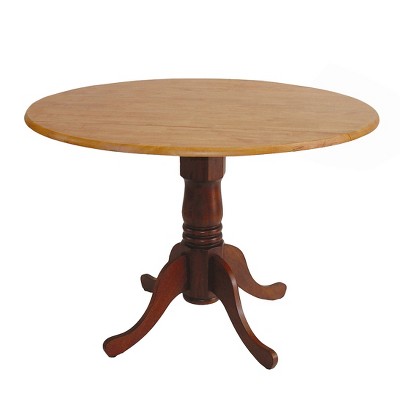 42" Mason Round Dual Drop Leaf Dining Table - International Concepts