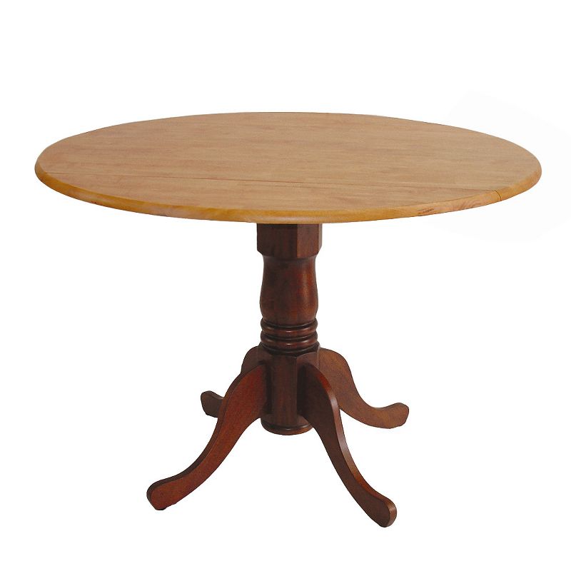 42" Mason Round Dual Drop Leaf Dining Table - International Concepts, 1 of 9