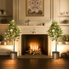Dovelina Artificial Tree Indoor Tree Plants Faux Tree with for Home Decor - 3 of 4
