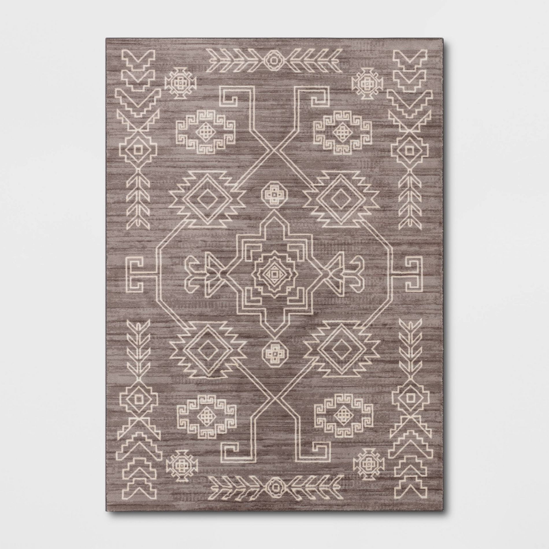 5'x7' Washable Global Persian Style Area Rug Gray - Threshold™