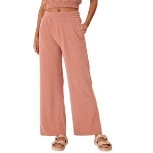 Women's SHARIE TOWEL TERRY WIDE LEG PANT - Threads 4 Thought - 1 of 4