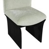 Meridina Furniture,Shaw Mint Chenille Fabric Upholstered Dining Chair - 4 of 4