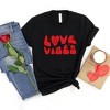 Simply Sage Market Women's Love Vibes Heart Short Sleeve Graphic Tee - 3 of 4
