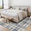 Hallway Runner Rug Washable Vintage Distressed Area Rugs Non Slip Laundry Rug Runner Floor Carpet Runners for Hallways Entryway Laundry - 2 of 4