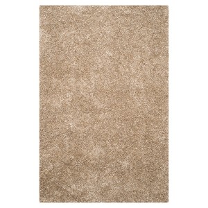 Natural Solid Tufted Area Rug - (6