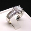 Gemma Princess Cut CZ Engagement Ring Womens Ginger Lyne Collection 9 - 3 of 4