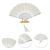 Unique Bargains Lucky Cloud Pattern Folding Fan 1 Pc - 3 of 4