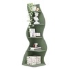 JANSNO 5-Tier Corner Bookshelf with Adjustable Storage Rack for Living Room or Office - 2 of 4