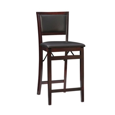 25" Torrin Folding Counter Height Barstool Espresso - Linon