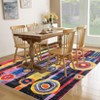 Large Area Rugs 5x7 Soft Machine Washable Colorful Geometric Rug Non Shedding Foldable Modern Floor Cover with Non Slip Backing - 3 of 4