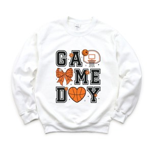 Simply Sage Market Basketball Game Day Coquette Sweatshirt - 1 of 4