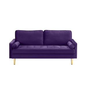 Maliang 65" Lovesat Velvet Sofa - 1 of 4