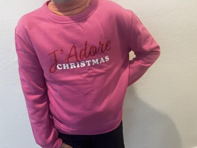 Kids' J'adore Christmas Matching Family Sweatshirt - Wondershop™ Pink :  Target