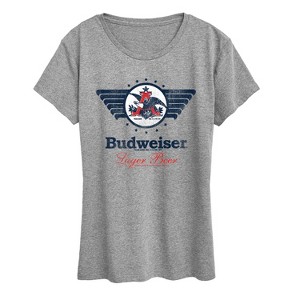 Women's - Budweiser - Budweiser Eagle Short Sleeve Graphic T-Shirt - 1 of 4