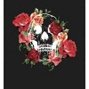 Natural World Skull & Roses Long Sleeve Adult Hooded Sweatshirt - 2 of 2