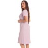 Dreamcrest Womens Nightgown with Lace Trim  Short Sleeve Sleepwear Pajamas with Stretch  Solids & Prints - 2 of 3
